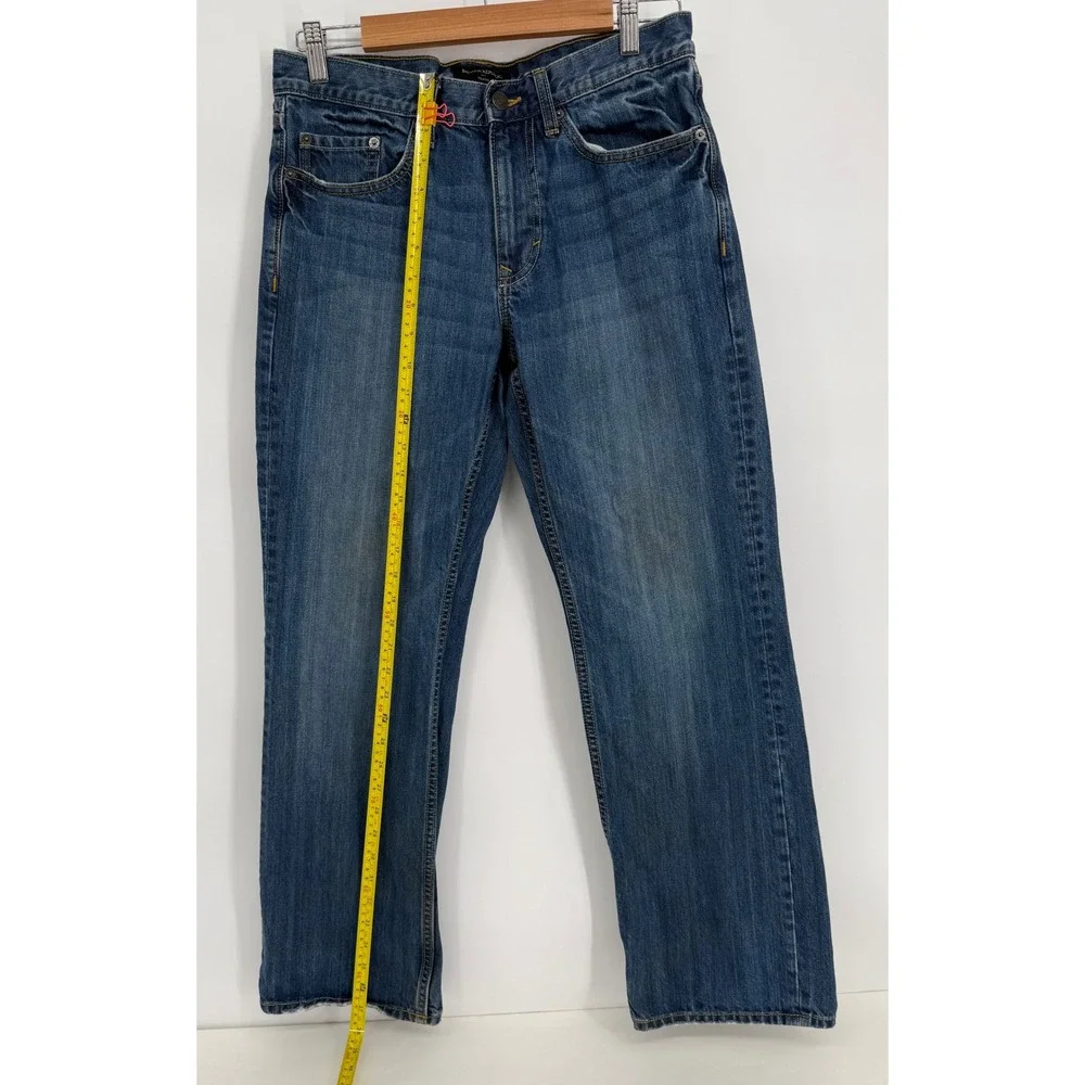 Banana Republic Relaxed Fit Mens Medium Wash Blue‎ Denim Straight Leg Sz 30x30